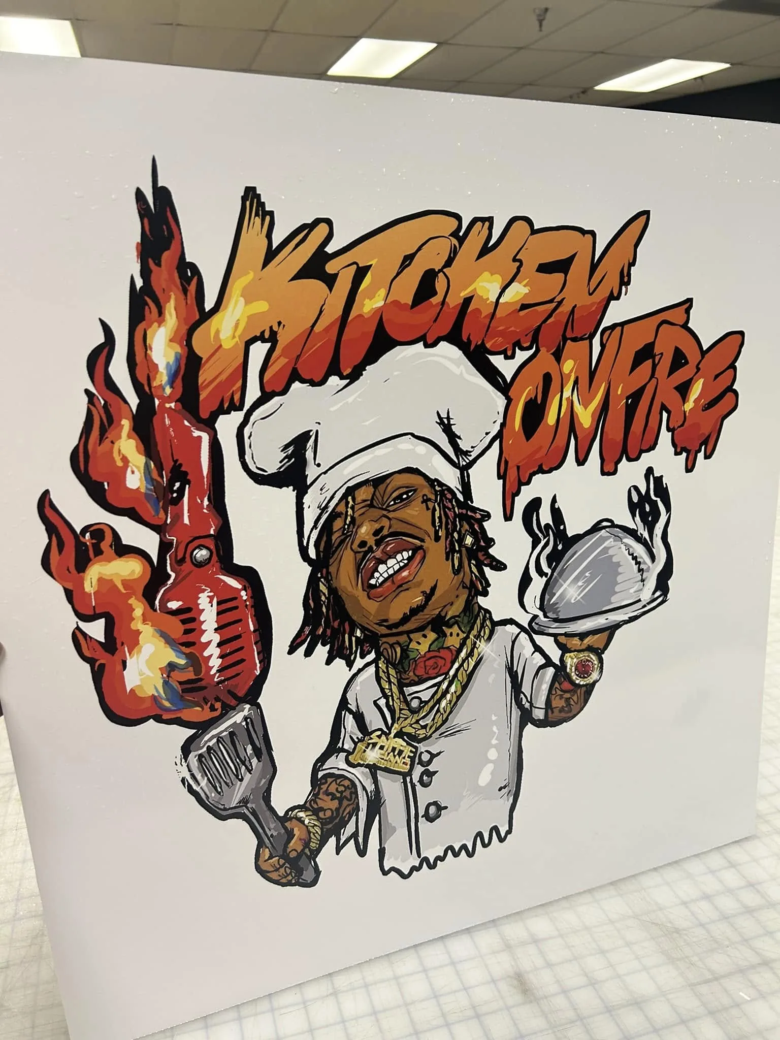 Custom printed decal sticker by Fontz Graphics Designs